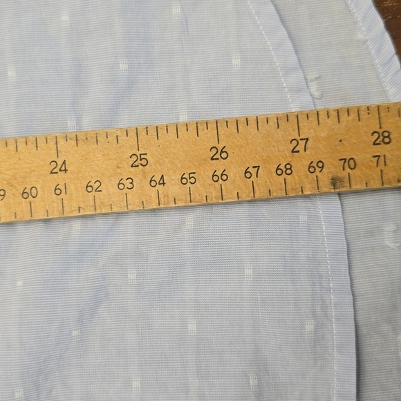 A/X ARMANI EXCHANGE Light Blue Men's M Shirt light Blue Long Sleeve - Picture 5 of 7